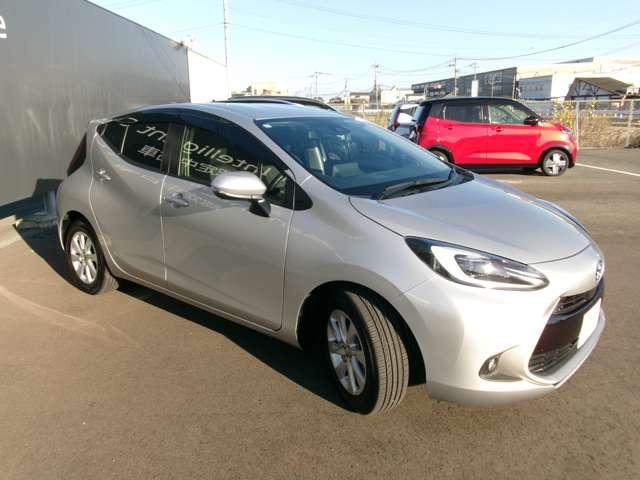 アクア 1.5 Z 1オーナー・10・5インチトヨタ純正T-Connec LEDヘッドライト スマートキー イモビライザー アルミホイール オートクルーズコントロール 点検記録簿 エアコン ナビ&TV カーテンエアバッグ ETC キーレス パワーウインドウ ABS Bカメ(6枚目)