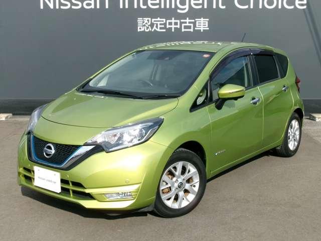 ノート 1.2 e-POWER X 1オーナー・7インチ純正ナビ・全方位モニタ 360°カメラ 記録簿付 運転席助手席エアバック レーンキープ AUTOエアコン 1オーナー 盗難防止システム ナビTV AW 運転席エアバッグ キーレスエントリー LEDヘッド アイドリングストップ(7枚目)