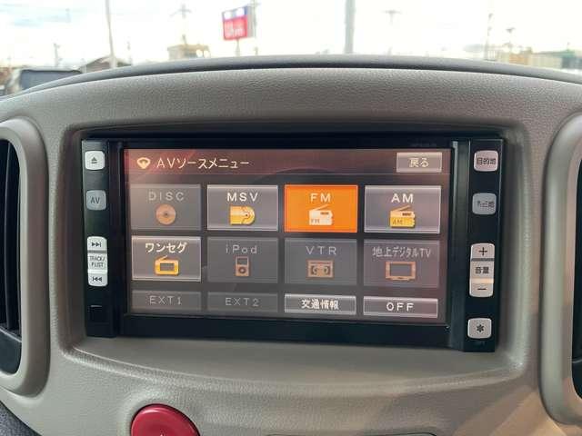 キューブ １．５　１５Ｘ　Ｖセレクション　純正ナビＴＶ　バックカメラ　セキュリティアラーム　１オーナー　Ｂカメ　ＡＵＴＯエアコン　ＨＤＤナビ　ＥＴＣ　記録簿付き　キ－フリ－　ナビＴＶ　ワンセグＴＶ　ＡＢＳ　パワーステアリング　運転席エアバッグ　スマートキーＰスタート（10枚目）