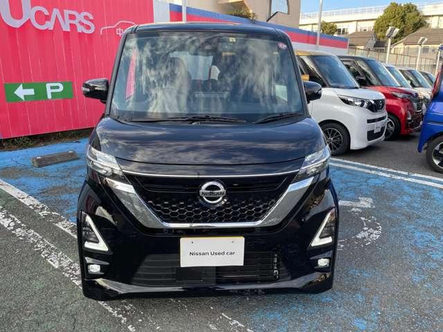 ルークス ６６０　ハイウェイスターＧターボ　純正ナビＴＶ　アラウンドビューモニター　助手席エアバッグ　アイドリングストップ機能　両側電動スライドドア　インテリキ－　１オーナー　レーンキープ　ＬＥＤヘッドランプ　ＥＴＣ　点検記録簿　レーダークルーズ　ドライブレコーダー　バックモニター（2枚目）