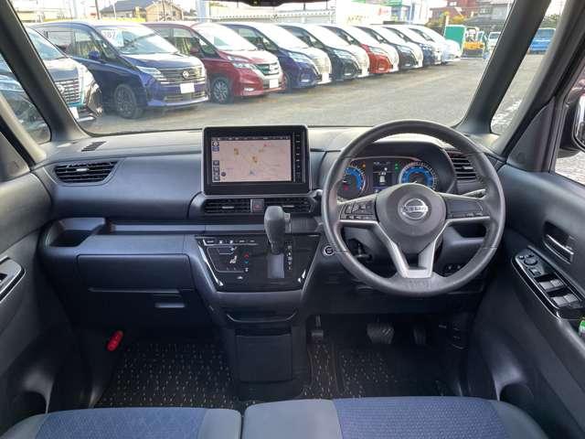 ルークス ６６０　ハイウェイスターＧターボ　純正ナビＴＶ　アラウンドビューモニター　助手席エアバッグ　アイドリングストップ機能　両側電動スライドドア　インテリキ－　１オーナー　レーンキープ　ＬＥＤヘッドランプ　ＥＴＣ　点検記録簿　レーダークルーズ　ドライブレコーダー　バックモニター（4枚目）