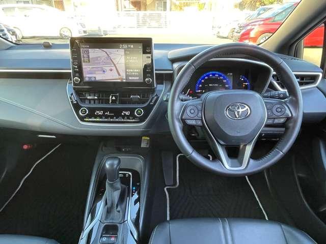 カローラスポーツ Ｇ　スタイルパッケージ　クルーズコントロール　オートハイビーム　フルセグ　ＥＴＣ　トムスフロントスポイラー　Ｂｌｕｅｔｏｏｔｈ　フォグランプ　ワンオーナー　アイドリングストップ　バックカメラ　ターボ（4枚目）