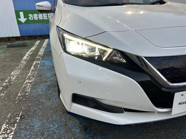 リーフ e+ X 純正ナビTV プロパイロット ワンオ-ナ-車 LEDライト アダプティブクルーズコントロール ETC インテリキー バックカメラ 点検記録簿 メモリーナビ オートエアコン サイドエアバック Wエアバック AW ナビTV キーフリー(19枚目)