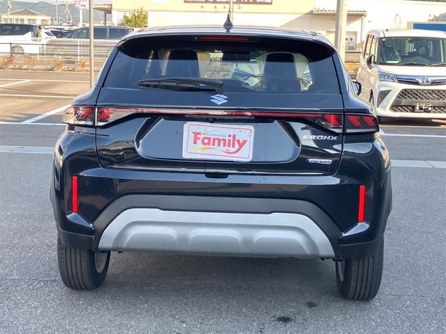 フロンクス ベースグレード　バックカメラ　クリアランスソナー　オートクルーズコントロール　レーンアシスト　衝突被害軽減システム　ナビ　ＴＶ　オートライト　ＬＥＤヘッドランプ　アルミホイール　スマートキー　アイドリングストップ（16枚目）