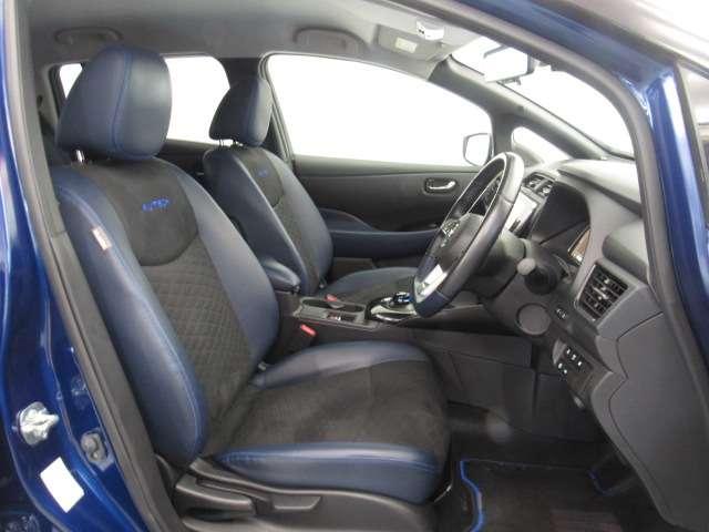 リーフ AUTECH 9インチナビ/アラビュ/プロパイ/シートヒ-タ アダプティブクルーズコントロール バックモニター 全方位カメラ LEDヘッドライト インテリジェントキー 車線逸脱警報 オートエアコン ETC メモリーナビ ワンセグTV 記録簿 アルミ(7枚目)