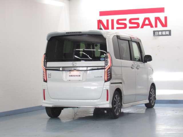 Ｎ－ＢＯＸカスタム カスタム　６６０　Ｌ　純正ナビ／バックモニタ－／ドラレコ前後／ＥＴＣ／　１オーナー　車線逸脱警報装置　アルミ　サイドエアバッグ　ナビＴＶ　Ａストップ　点検記録簿　キーフリーシステム　ＬＥＤライト　リアカメ　クルーズコントロール　ＡＣ　スマキー　ＥＴＣ　パワーステアリング（2枚目）