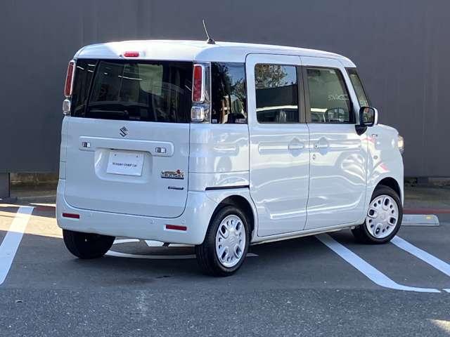 スペーシア ６６０　　ナビ　全周囲カメラ　衝突被害軽減ブレーキ　デュアルセンサーブレーキＳ　両側パワードア　車線逸脱　ｉ－ｓｔｏｐ　フリーキー　ナビＴＶ　サイドエアバック　ダブルエアバック　メモリーナビ　ＡＡＣ　バックモニター　整備記録簿　運転席エアバッグ　ＡＢＳ（3枚目）