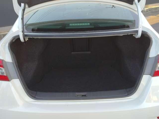 しっかり荷物も積めるトランクルーム