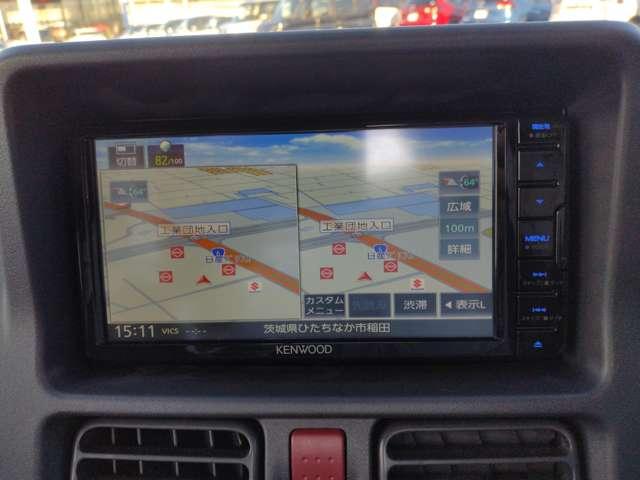 ＮＴ１００クリッパートラック ６６０　ＧＸ　４ＷＤ　社外メモリーナビ　フルセグ　社外ＬＥＤ　衝突軽減システム　切替４ＷＤ　パワーウインド　キーレスエントリー　ナビテレビ　ＡＣ　記録簿　パワーステアリング　エアバッグ　ＡＢＳ　寒冷地仕様　ＬＥＤヘッドライト　助手席エアバック（3枚目）