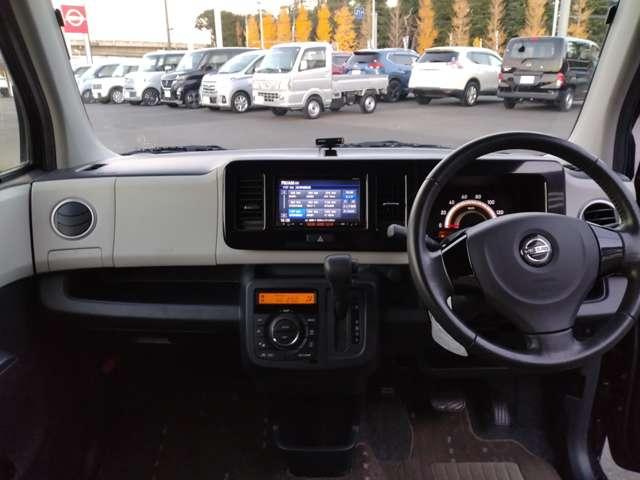 モコ ６６０　Ｘ　純正メモリーナビ　インテリキー　ＥＴＣ　パワーウインド　ＡＴエアコン　ＥＴＣ付き　ナビテレビ　イモビライザー　デュアルエアバッグ　ワンセグ　エコモード　スマキー　運転席エアバッグ　キーレスエントリー　メモリーナビ　アルミ　パワステ　ＡＢＳ（4枚目）