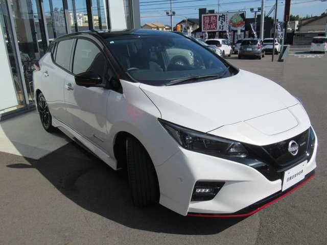 リーフ ニスモ メーカーナビ 寒冷地仕様 プロパイロット シートヒーター アラウンドビュー スマートルームミラー LEDライト ETC プロパイロットパーキング(3枚目)