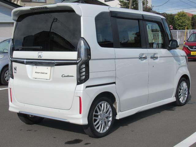 N-BOXカスタム Lターボ 1年保証付き 社外ナビ バックカメラ 両側オートスライド クルーズコントロール LEDヘッドライト ハーフレザーシート ETC オートエアコン スマートキー(41枚目)