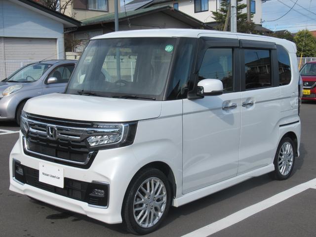 N-BOXカスタム Lターボ 1年保証付き 社外ナビ バックカメラ 両側オートスライド クルーズコントロール LEDヘッドライト ハーフレザーシート ETC オートエアコン スマートキー(45枚目)