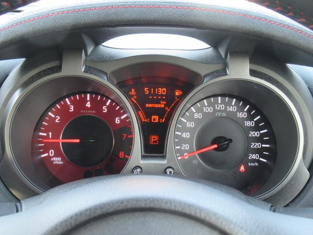 ジューク ニスモ RS レカロシート 1年保証付き 純正ナビ 4WD アラウンドビューモニター キセノンライト ETC インテリキー(20枚目)