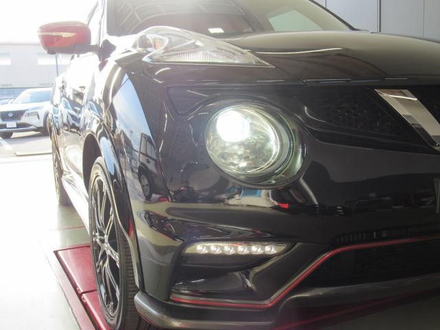 ジューク ニスモ RS レカロシート 1年保証付き 純正ナビ 4WD アラウンドビューモニター キセノンライト ETC インテリキー(40枚目)