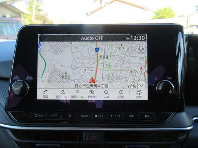 ノート Ｘ　メーカーナビ　アラウンドビュー　ＬＥＤヘッドライト　スマートルームミラー　当社試乗車アップ　ＳＯＳコール　ＥＴＣ２．０　ドラレコ　ハンズフリー充電（3枚目）