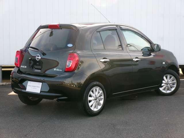 マーチ ボレロ　衝突軽減ブレーキ　車線逸脱警報　踏み間違い防止　純正メモリーナビ　バックビューモニタ　フロント＆バックソナー　　前後ドライブレコーダー　ＥＴＣ　オートライト　ハイビームアシスト　オートエアコン（2枚目）