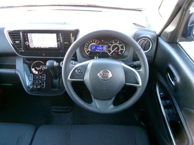 デイズルークス ハイウェイスター　Ｘ　初　売　り　特　価　車　純正メモリーナビ　アラウンドビューモニター　助手席側リヤオートスライドドア　ＬＥＤヘッドランプ　フォグランプ　ハイビームアシスト　衝突軽減ブレーキ　踏み間違い防止　車線逸脱警報（4枚目）