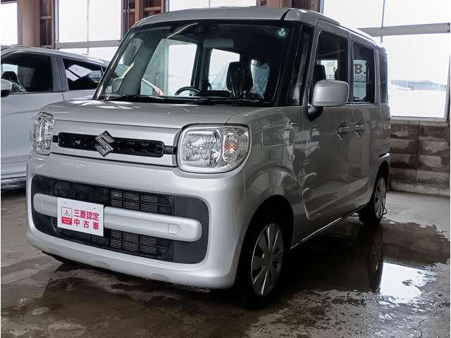 スペーシア ハイブリッドＧ　スマートキー・プッシュスタート　イモビライザー　エネチャージ　ベンチＳ　Ｗエアバッグ　横滑り防止装置付　ＡＡＣ　エアバック　フルフラットシート　リモコンキー　ＰＳ　ＡＢＳ　サイドカーテンエアバック（3枚目）