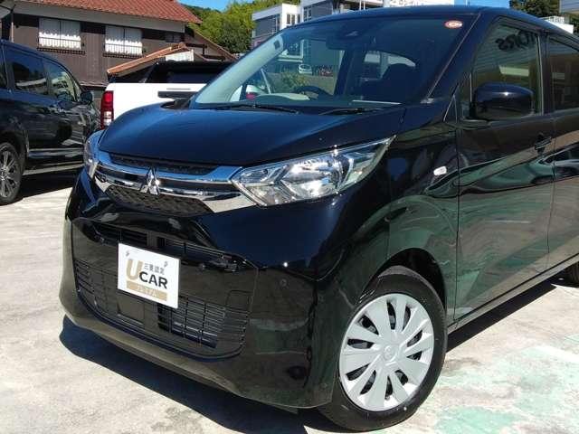 ｅＫワゴン Ｇ　バックカメラ・スマートキー　衝突軽減ブレーキ　前席シートヒーター　クリアランスソナー　スマートキー　アイドリングストップ　ベンチシート　バックカメラ　オートエアコン　盗難警報装置　パワーステアリング（5枚目）
