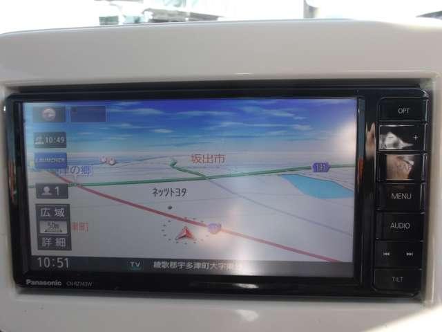 アルトラパン Ｌ　ナビ全方位モニタ－カメラパッケ－ジ　純正メモリ－ナビ　フルセグＴＶ　ブル－トゥ－スオ－ディオ　音楽ＣＤ　ＤＶＤ再生　ステアリングリモコン　運転席ヒ－タ－　衝突被害軽減ブレ－キ　タイヤ４本新品交換済み☆（14枚目）