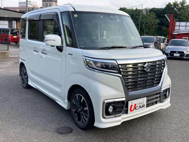 スペーシアカスタム ハイブリッドXS ナビ・フルセグTV・全周囲カメラ・キーレス アラウンドモニター 両側パワ-スライドドア Bカメ スマキー ソナー キーレスエントリー アイドルストップ シートH フルフラットシート LEDヘッドライト(11枚目)