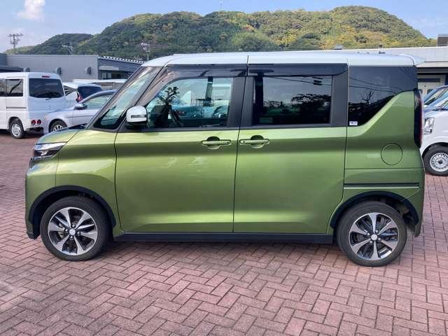 ｅＫクロススペース Ｔ　ナビ・フルセグＴＶ・全周囲カメラ・キーレス　クルコン　前後ソナー　ＬＥＤ　フルセグＴＶ　ＥＴＣ　横滑り防止　前席シートヒーター　メモリーナビ　４ＷＤ　アルミホイール　バックカメラ　ＡＢＳ　ベンチシート（6枚目）