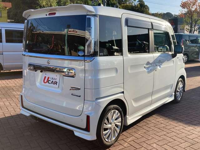 スペーシアカスタム ハイブリッドＧＳ　ナビ・フルセグＴＶ・バックカメラ・キーレス　前後誤発進抑制機能　ＥＳＰ　シートＨ　ナビ＆ＴＶ　両側スライド片側電動　イモビライザー　クルコン　運転席助手席エアバック　ＥＴＣ車載器　ＬＥＤヘッドライト（9枚目）