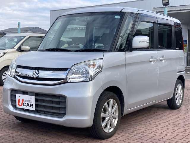 スペーシア T ナビ・フルセグTV・全周囲カメラ・キーレス ナビTV 前席シートヒーター イモビライザー エネチャージ ターボ車 横滑り防止装置 クルーズコントロール バックモニター メモリーナビ スマートキー AW(5枚目)