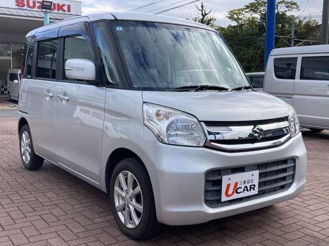 スペーシア T ナビ・フルセグTV・全周囲カメラ・キーレス ナビTV 前席シートヒーター イモビライザー エネチャージ ターボ車 横滑り防止装置 クルーズコントロール バックモニター メモリーナビ スマートキー AW(11枚目)