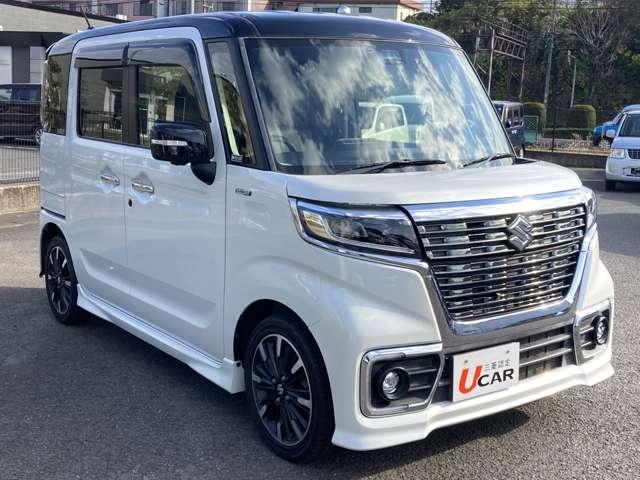 スペーシアカスタム ハイブリッドＸＳ　ナビ・フルセグＴＶ・全周囲カメラ・キーレス　アラウンドモニター　両側パワ－スライドドア　Ｂカメ　スマキー　ソナー　キーレスエントリー　アイドルストップ　シートＨ　フルフラットシート　ＬＥＤヘッドライト（12枚目）