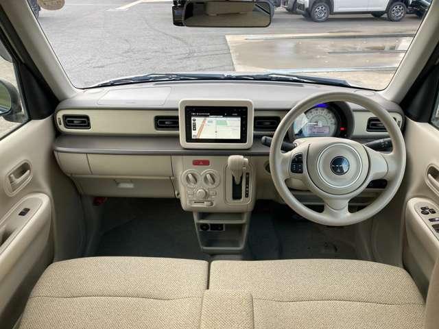 アルトラパン Ｌ　ナビ・フルセグＴＶ・全周囲カメラ・キーレス　前後誤発進抑制　３６０°カメラ　シートヒーター付　ナビ＆ＴＶ　横滑り防止装置付き　エネチャージ　地デジ　リアカメラ　運転席助手席エアバッグ　イモビライザー（12枚目）