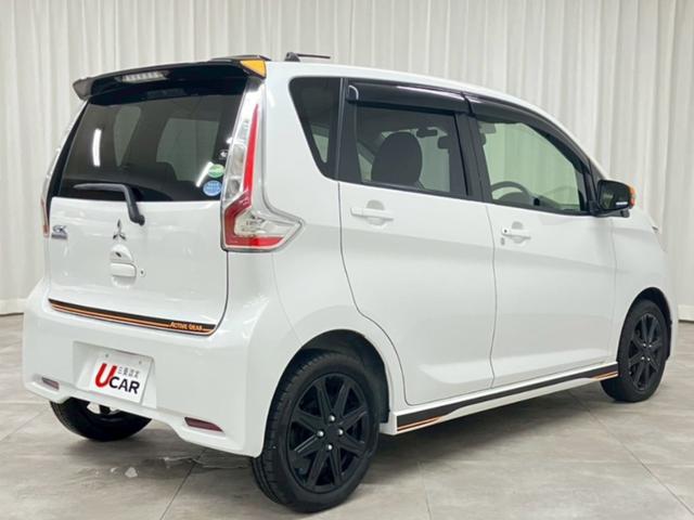 ｅＫカスタム アクティブギア　・本土仕入・走行５１７４０ｋｍ・車検整備付・三菱認定保証・パナソニックナビ・フルセグＴＶ・Ｂｌｕｅｔｏｏｔｈ対応・全方位カメラ・ＥＴＣ・ドライブレコーダー・衝突被害軽減ブレーキ・電動格納ミラー（8枚目）