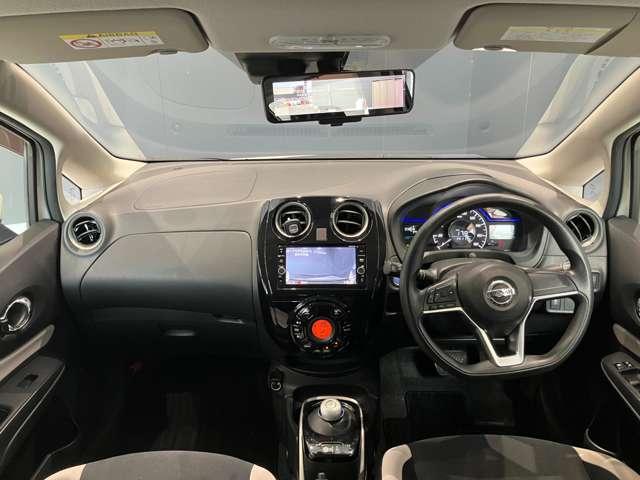 ノート 1.2 e-POWER X アラウンドビューモニター ETC ドラレコ 360°カメラ 記録簿付 Rカメラ 運転席助手席エアバック レーンキープ AUTOエアコン 1オーナー ナビTV サイドカメラ 運転席エアバッグ キーレスエントリー ドラレコ ETC車載器 パワステ(3枚目)