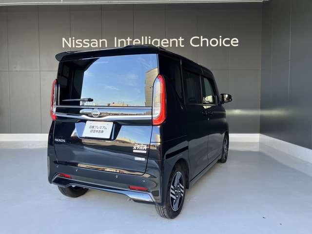 ルークス ６６０　ハイウェイスターＸ　ＬＥＤライト　片側オートＳ　オーディオレス　アイスト　衝突被害軽減ブレ－キ　助手席側オートスライドドア　マルチビューカメラ　ＬＥＤ　スマートキー　パワーウィンドウ　ワンオーナー　バックカメラ　記録簿　パワステ　オートエアコン　左右エアバッグ（2枚目）