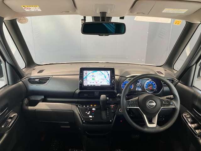 ルークス ６６０　ハイウェイスターＸ　プロパイロット　エディション　両側オートＳ　アラビュー　プロパイロット　左右パワースライドドア　アイドリング　パノラマモニター　助手席エアバッグ　衝突軽減ブレーキ　ＰＷ　ナビ＆ＴＶ　１セグ　ＬＥＤヘッドライト　スマートキー　ＥＴＣ　ワンオーナー車　ドライブレコーダー　ＰＳ（3枚目）