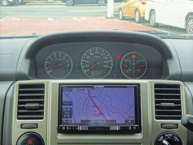 エクストレイル 2.0 X 4WD 社外ナビ バックカメラ ETC パワーウィンド インテリキー パワステ Bカメラ 運転席エアバッグ AUTOエアコン キーレス ETC Wエアバック アルミ ABS メモリーナビ 切替式4WD(7枚目)