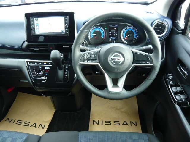 デイズ ６６０　ハイウェイスターＸ　下取りワンオーナー車　ブレーキサポート　ＬＥＤ　イモビライザー　１オーナー　インテリジェントキー　レーンキープ　バックカメラ　ナビＴＶ　アイドリングストップ　オートエアコン　デュアルエアバッグ　アルミホイール　メモリーナビ（4枚目）