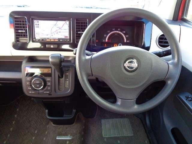 モコ ６６０　Ｘ　メモリ－ナビ　バックカメラ　ＥＴＣ　パワーウインド　ＡＴエアコン　Ｂモニター　ＥＴＣ付き　ナビテレビ　１オーナー　デュアルエアバッグ　ワンセグ　スマキー　運転席エアバッグ　キーレスエントリー　メモリーナビ　アルミ　パワステ　ＡＢＳ（4枚目）