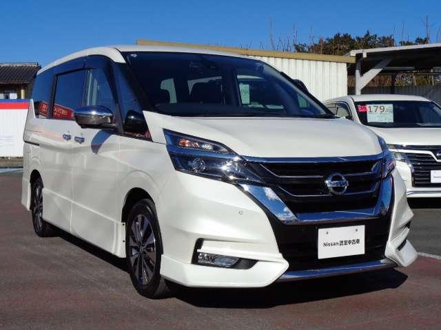 セレナ ２．０　ハイウェイスター　Ｖセレクション　両側ハンズフリーオートスライドドア装備　全周カメラ　Ｉ－ＳＴＯＰ　サイドカメラ　両側ＡＳＤ　Ａクルーズ　ワンオ－ナ－車　車線逸脱　ＬＥＤヘッドライト　バックカメラ　ＥＴＣ　ＴＶナビ　ドライブレコーダー　キーレス　オートエアコン　メモリーナビ（16枚目）