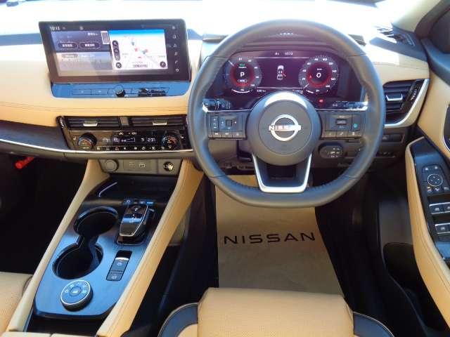 エクストレイル １．５　Ｇ　ｅ－４ＯＲＣＥ　４ＷＤ　ナッパーレザーシート　１オーナー　ＬＥＤヘッドランプ　ナビＴＶ　スマートキー　レーダークルーズ　ＬＫＡ　キーフリー　ＥＴＣ　４ＷＤ　アルミホイール　メモリーナビ　ドライブレコーダー　バックカメラ　サイドカメラ　ＰＳ　エアＢ（4枚目）