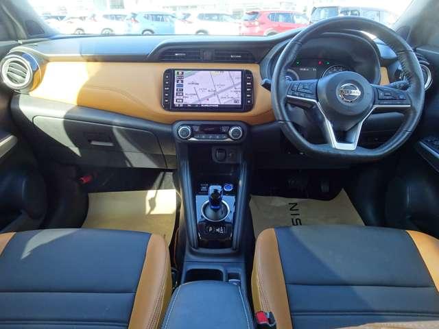 キックス １．２　Ｘ　ツートーン　インテリアエディション　（ｅ－ＰＯＷＥＲ）　９型純正ナビ全周囲モニターＥＴＣ２．０プロパイ（4枚目）