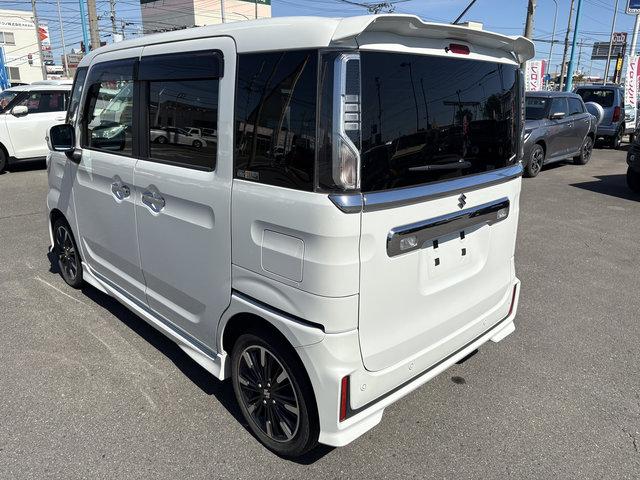 スペーシアカスタム ハイブリッドＸＳターボ　４ＷＤ　誤発信抑制　前席シートヒータ　ベンチシート　両側電動スライドドア　ＬＥＤヘッドライト　自動ハイビーム　スマートキー（7枚目）