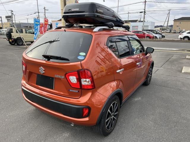 イグニス Ｆリミテッド　４ＷＤ　前席シートヒータ　ＬＥＤヘッドライト　外メモリーナビ　フルセグＴＶ　純ＥＴＣ　バックカメラ　パーキングアシスト　スマートキー（5枚目）
