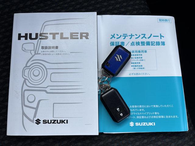 ハスラー ハイブリッドG 4WD ヒルディセントコントロール 横滑り防止 衝突軽減 車線逸脱警報 誤発信抑制 前席シートヒータ ベンチシート 自動ハイビーム スマートキー(19枚目)