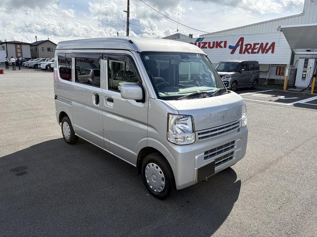 エブリイ ジョイン 4WD エアコン パワステ 前席パワーウインドウ 運・助エアバッグ ABS 横滑り防止 衝突軽減 両側スライドドア 純CD キーレス(3枚目)