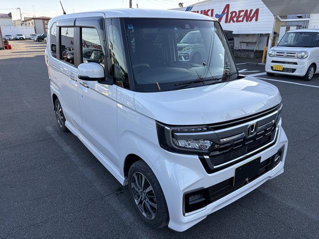 N-BOXカスタム L 4WD 横滑り防止 衝突軽減 車線逸脱警報 誤発信抑制 両側スライド片側電動ドア LEDヘッドライト LEDフォグライト 自動ハイビーム スマートキー(3枚目)