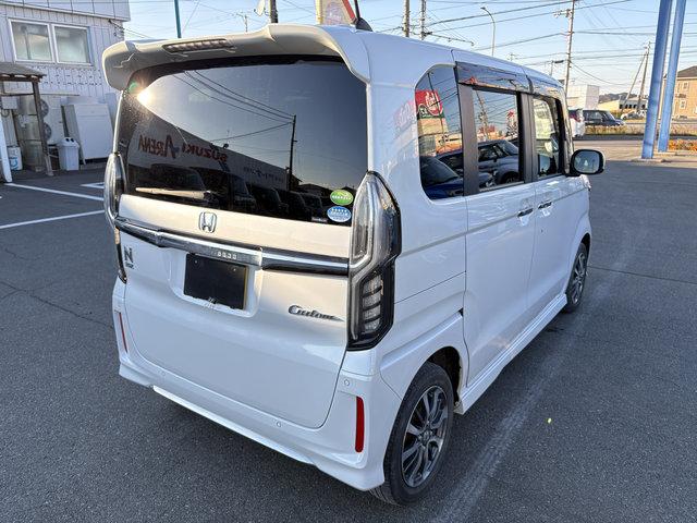 N-BOXカスタム L 4WD 横滑り防止 衝突軽減 車線逸脱警報 誤発信抑制 両側スライド片側電動ドア LEDヘッドライト LEDフォグライト 自動ハイビーム スマートキー(5枚目)