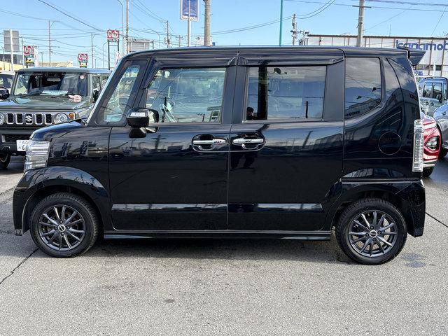 N-BOXカスタム SSパッケージ 4WD 前席シートヒータ ベンチシート 両側電動スライドドア LED 外メモリーナビ フルセグTV バックカメラ パーキングアシスト スマートキー(8枚目)