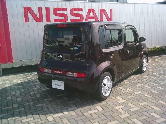 キューブ １５Ｘ　Ｖセレクション　純正メモリーナビ　フルセグＴＶ　セキュリティアラーム　１オーナー　Ｂカメ　ＡＵＴＯエアコン　エコモード　ＥＴＣ　ドラレコ　記録簿付き　メモリーナビ　キ－フリ－　ナビＴＶ　ワンセグＴＶ　ＡＢＳ　パワーステアリング　運転席エアバッグ（2枚目）